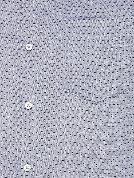blue cotton formal shirt - 15497843 - Zoom Image - 4