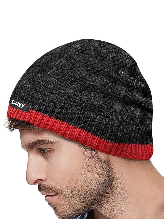 grey wool beanies - 15497894 - Zoom Image - 4