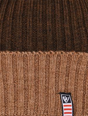 brown wool beanie - 15498072 - Standard Image - 4