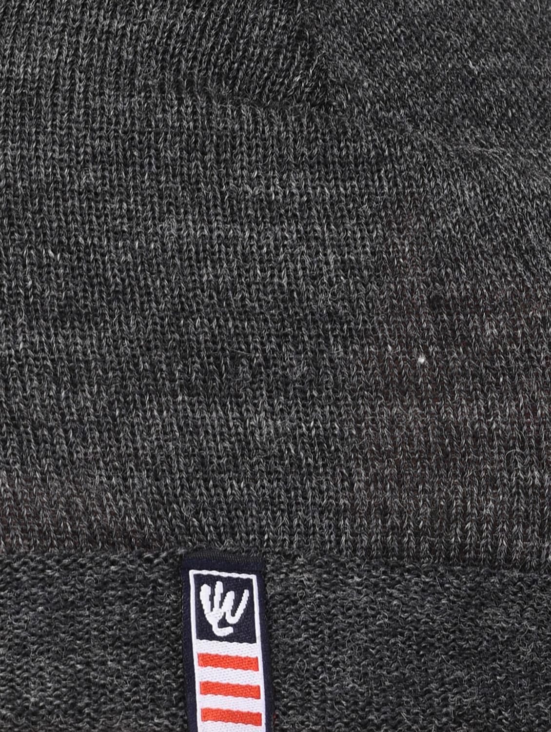 grey wool beanie - 15498104 - Zoom Image - 4
