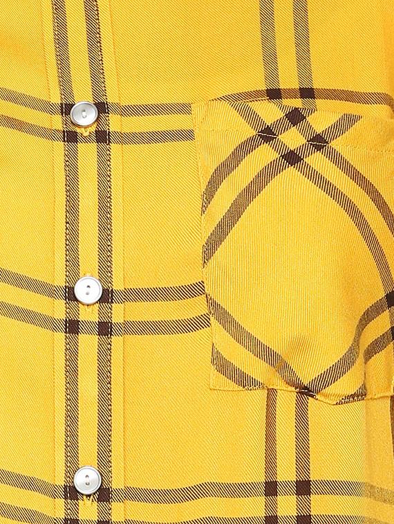 pocket patch checkered shirt - 15498981 - Zoom Image - 4