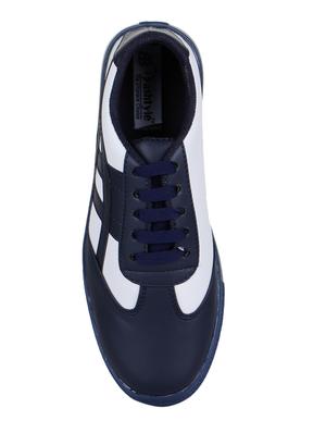 blue lace-up sneakers - 15500149 - Standard Image - 4