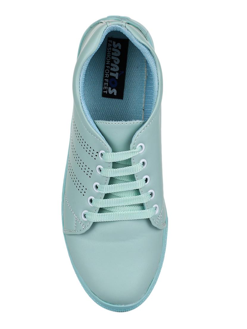 green lace-up sneakers - 15500155 - Zoom Image - 4