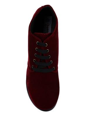 maroon lace-up boots - 15500161 - Standard Image - 4