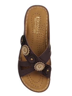 brown slip on wedges - 15501361 - Standard Image - 4