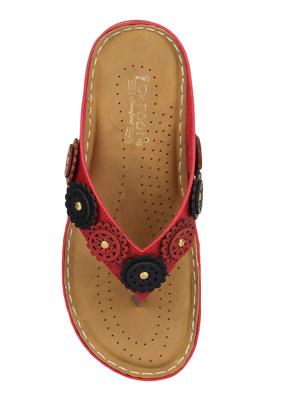 red toe separator sandals - 15501362 - Standard Image - 4