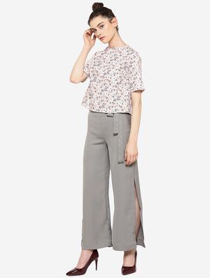 Tie knot belted palazzo - 15501859 - Standard Image - 4