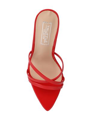 red lace-up sandals - 15502442 - Standard Image - 4