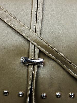 green leatherette (pu) regular sling bag - 15503424 - Standard Image - 4