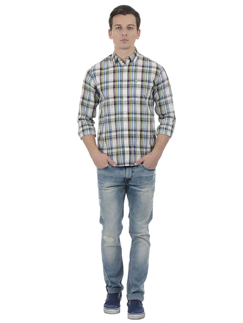 multi colored cotton blend casual shirt - 15503895 - Zoom Image - 4