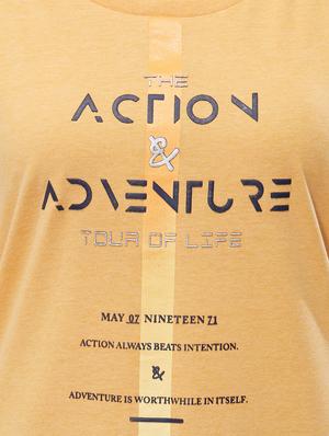 Slogan print tee - 15503969 - Standard Image - 4