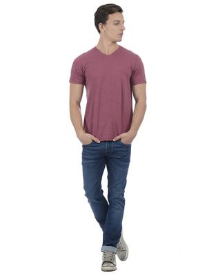 purple cotton blend all over print t-shirt - 15504460 - Standard Image - 4