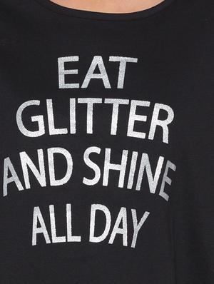 slogan printed regular tee - 15504966 - Standard Image - 4