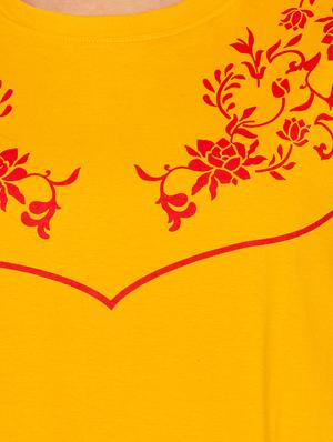 round neck printed tee - 15504979 - Standard Image - 4