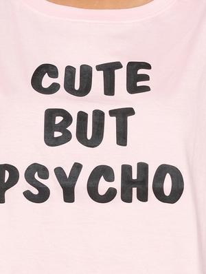 slogan printed short sleeved tee - 15504981 - Standard Image - 4