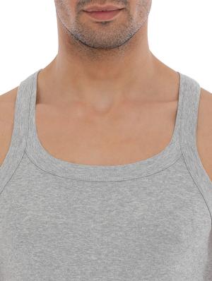 grey cotton vest - 15505547 - Standard Image - 4