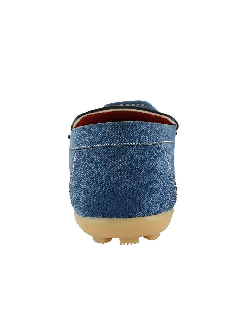 blue denim slip on loafers - 15513195 - Zoom Image - 4