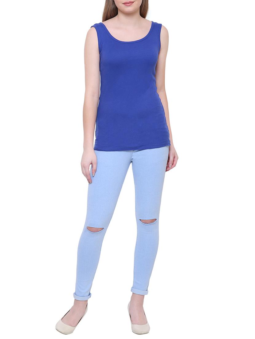Knee slit skinny jeans - 15513744 - Zoom Image - 4