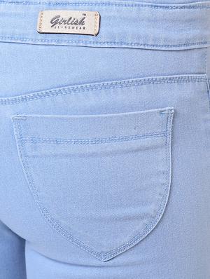high-rise denim jeggings - 15513748 - Standard Image - 7