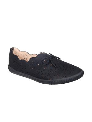 black slip on casual shoes - 15515070 - Standard Image - 1