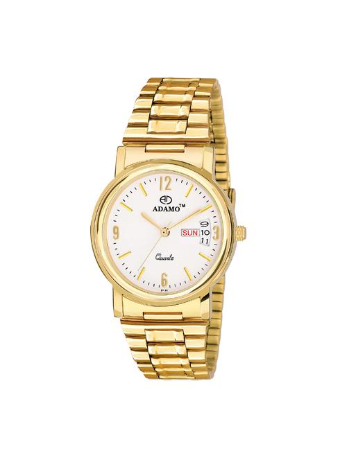 adamo round dial analog watch 1013ym01 - 15515274 - Standard Image - 1
