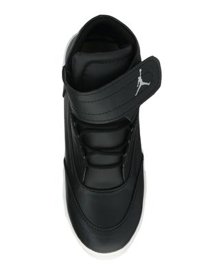 black leatherette lace up sneakers - 15515863 - Standard Image - 4