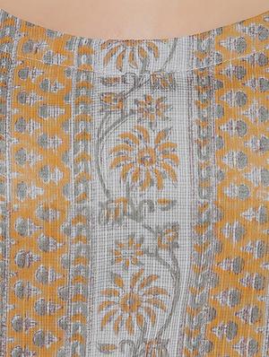 hand block printed unstitched churidaar suit - 15517292 - Standard Image - 4