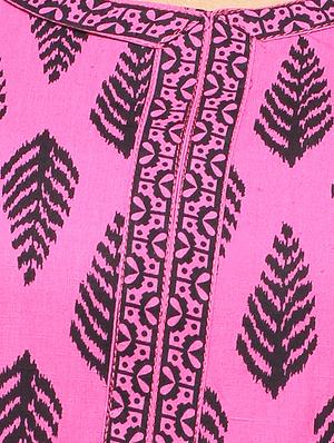 Placket patch printed straight kurta - 15517419 - Standard Image - 4