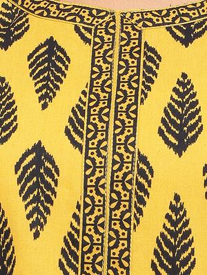 Placket patch printed straight kurta - 15517422 - Standard Image - 4