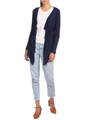 asymmetric knitted shrug - 15517455 - Standard Image - 4
