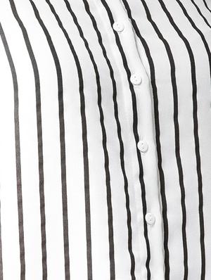 turn-up sleeved striped shirt - 15517674 - Standard Image - 4