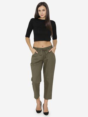 self-tie waist trousers - 15518030 - Standard Image - 4
