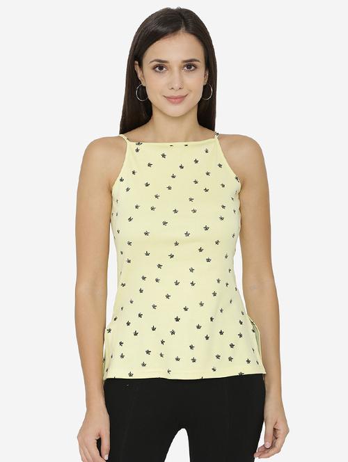 side slit printed asymmetric top - 15518054 - Very Small Image - 1