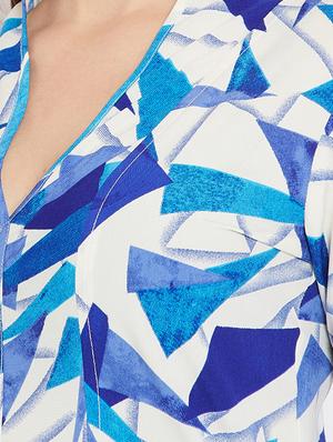 printed high low maxi dress - 15518347 - Standard Image - 4