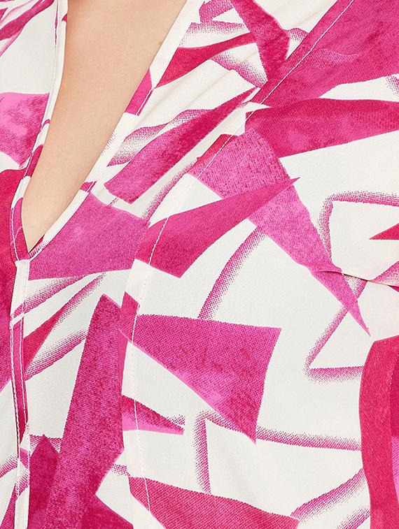 printed high low maxi dress - 15518348 - Zoom Image - 4