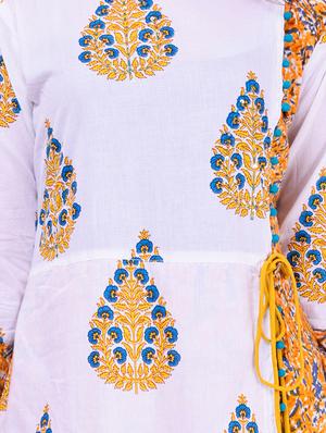Printed layered kurta - 15518377 - Standard Image - 4