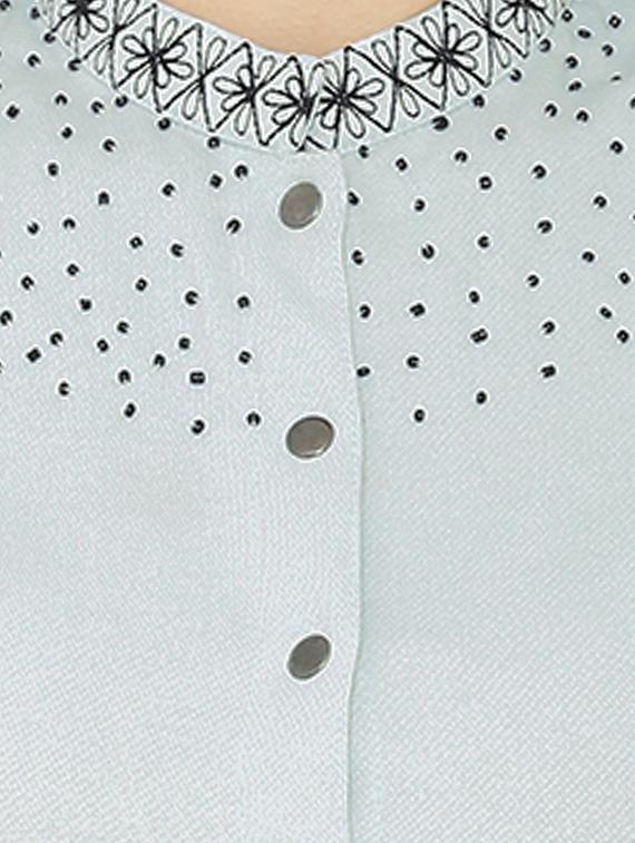 Embellished button up soft shell jacket - 15518673 - Zoom Image - 4