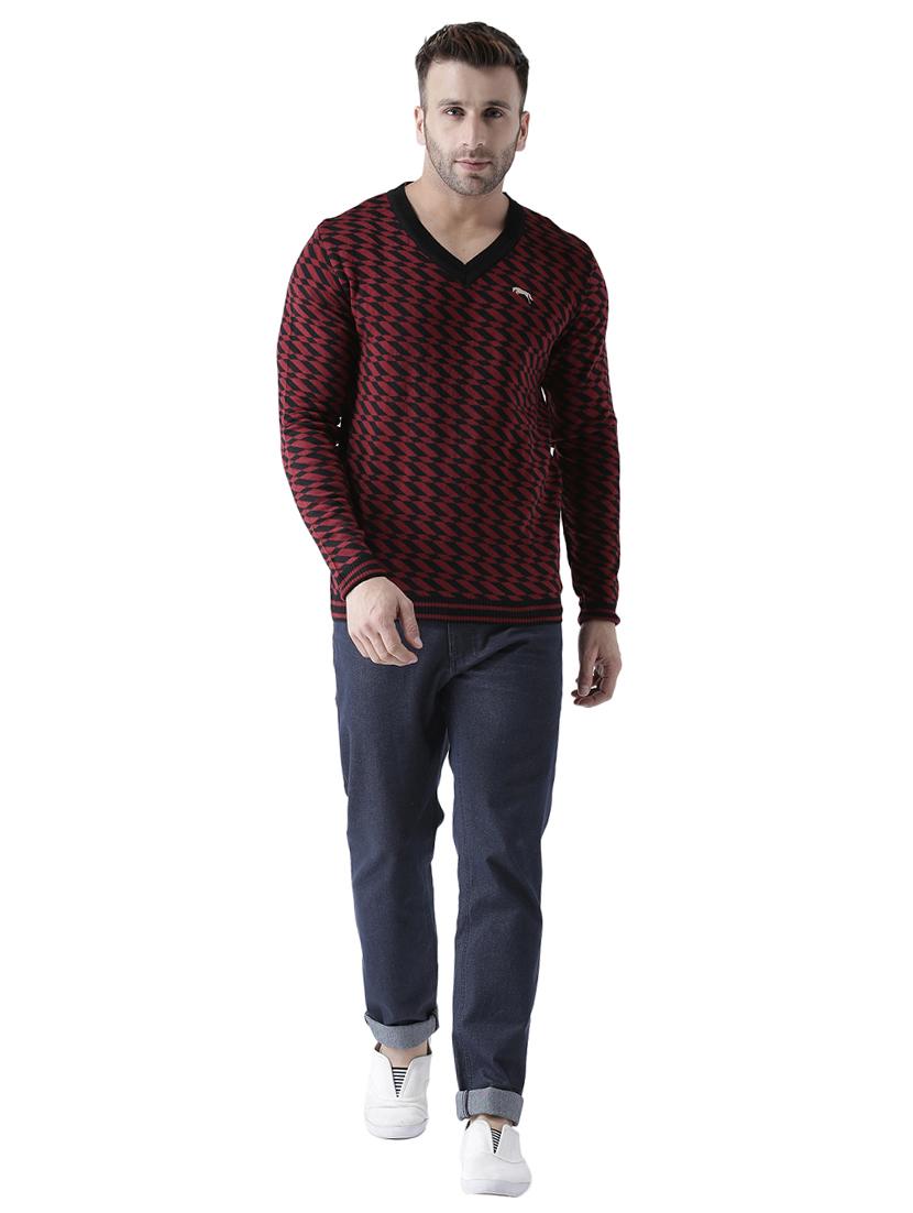 red acrylic pullover - 15519406 - Zoom Image - 4