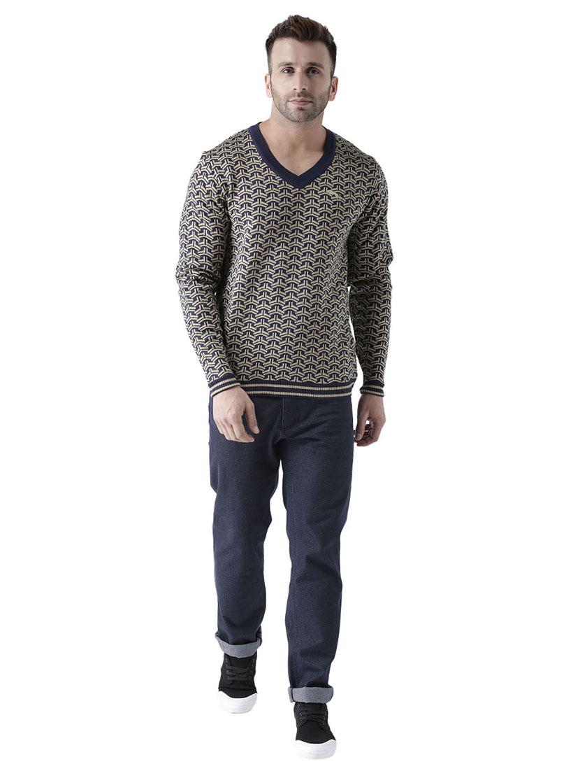 navy blue acrylic pullover - 15519409 - Zoom Image - 4
