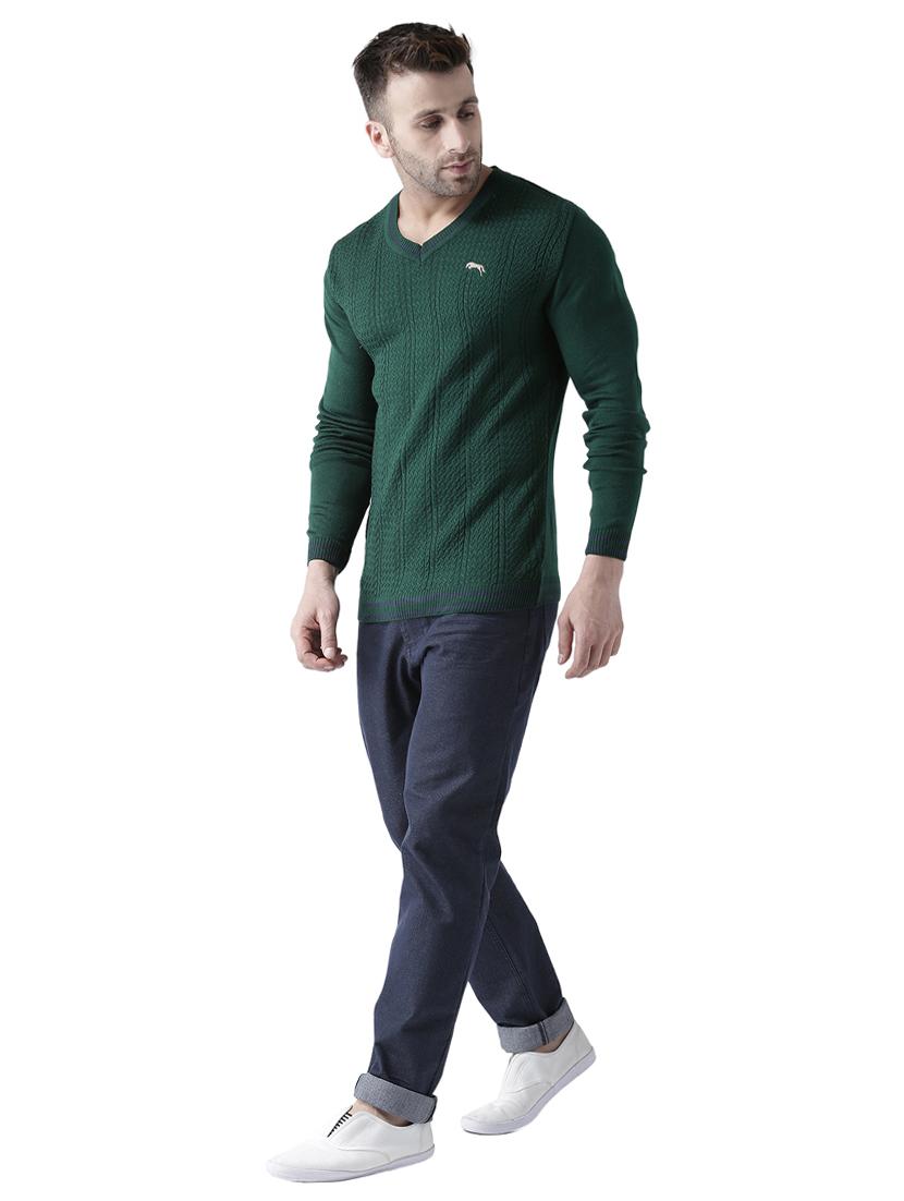 green acrylic pullover - 15519410 - Zoom Image - 4