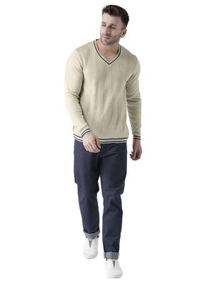 beige acrylic pullover - 15519411 - Standard Image - 4