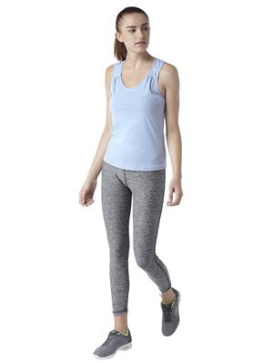 stone blue strap gather detail tank top - 15519451 - Standard Image - 4