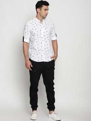 white cotton casual shirt - 15519474 - Standard Image - 4