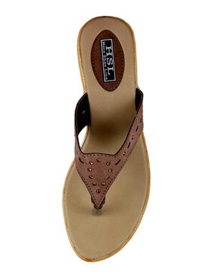 brown slip on wedges - 15522244 - Standard Image - 4