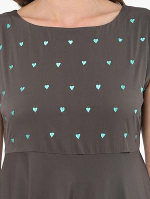 high low embroidered kurta - 15523820 - Standard Image - 4