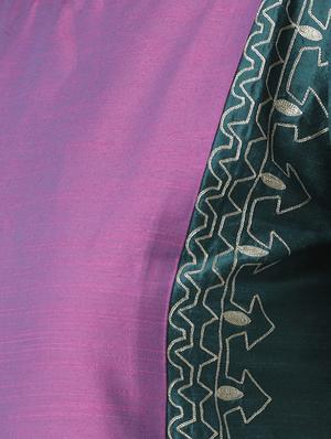 Embroidered a-line kurta - 15524692 - Standard Image - 4