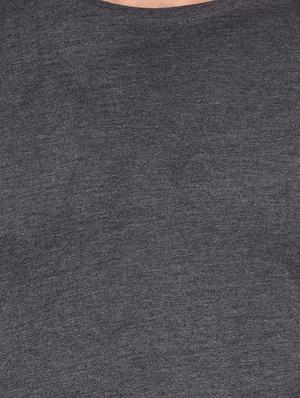grey cotton asymmetric t-shirt - 15525644 - Standard Image - 4