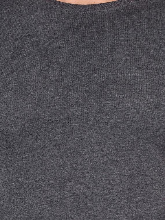 grey cotton asymmetric t-shirt - 15525644 - Zoom Image - 4