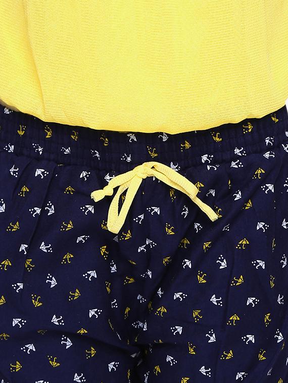 yellow cotton shorts set - 15528965 - Zoom Image - 4