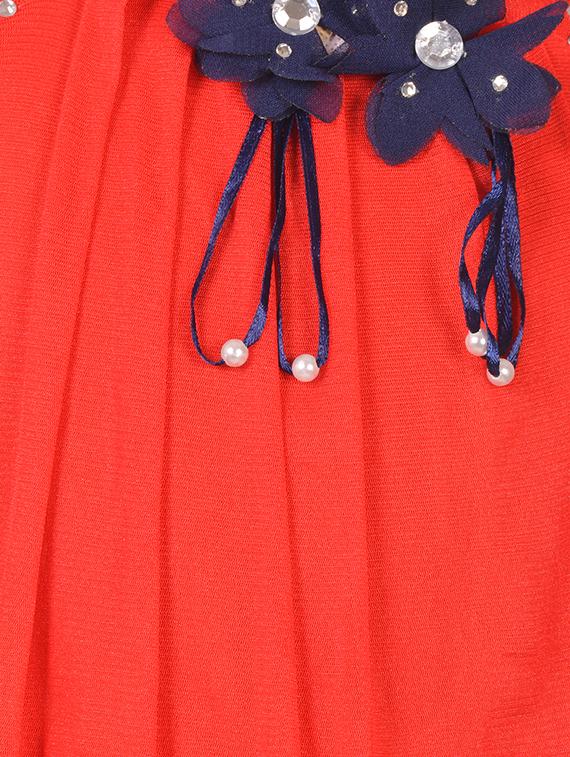 red cotton shorts set - 15528967 - Zoom Image - 4